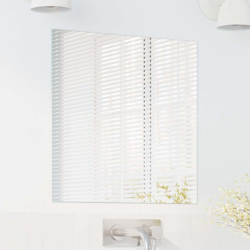 vidaXL Καθρέφτης τοίχου 50 x 50 cm σκληρυμένο γυαλί