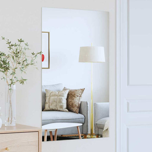 vidaXL Καθρέφτης τοίχου 100 x 60 cm σκληρυμένο γυαλί