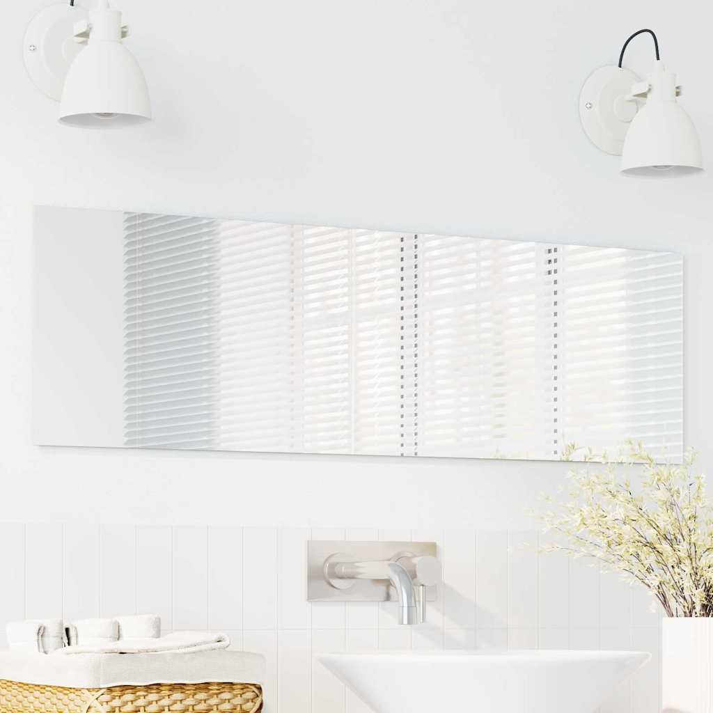 vidaXL Καθρέφτης τοίχου 30 x 100 cm σκληρυμένο γυαλί