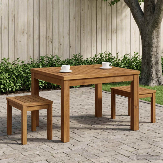 vidaXL Τραπεζάκι σαλονιού Φυσικό 49 x 60,5 x 36 cm Στερεό Ξύλο Ακακίας