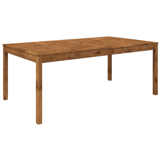 vidaXL Τραπέζι δείπνου κήπου Φυσικό 196 x 100,5 x 75 εκ