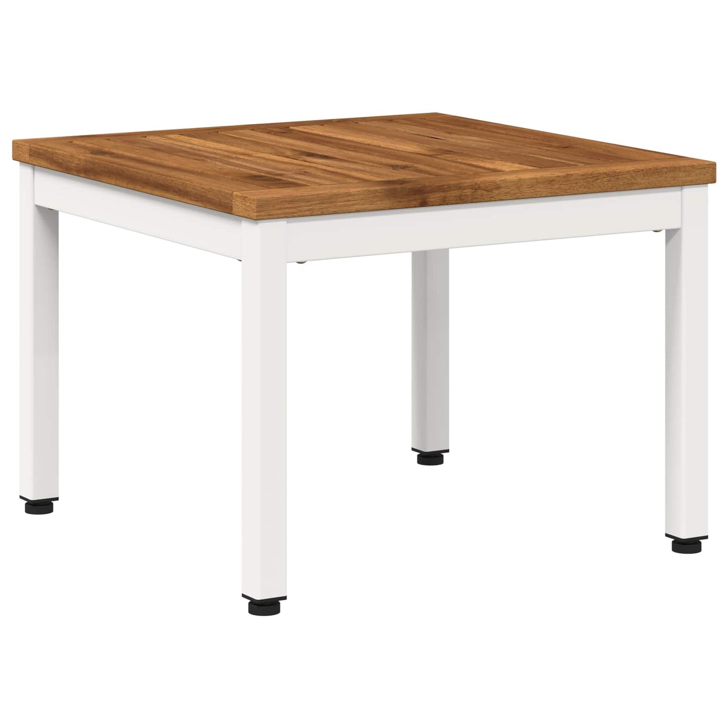 vidaXL Τραπεζάκι σαλονιού Φυσικό και Λευκό 50 x 48,5 x 36 εκ.