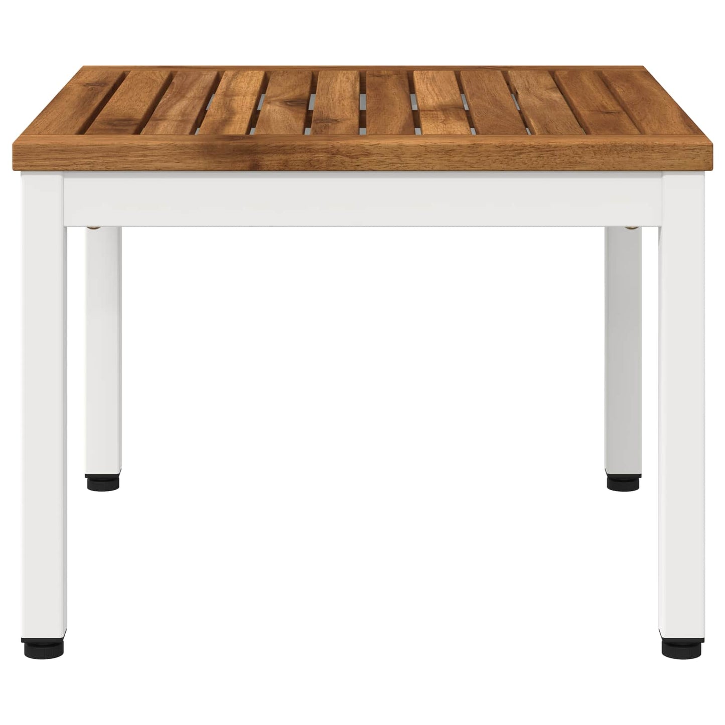 vidaXL Τραπεζάκι σαλονιού Φυσικό και Λευκό 50 x 48,5 x 36 εκ.