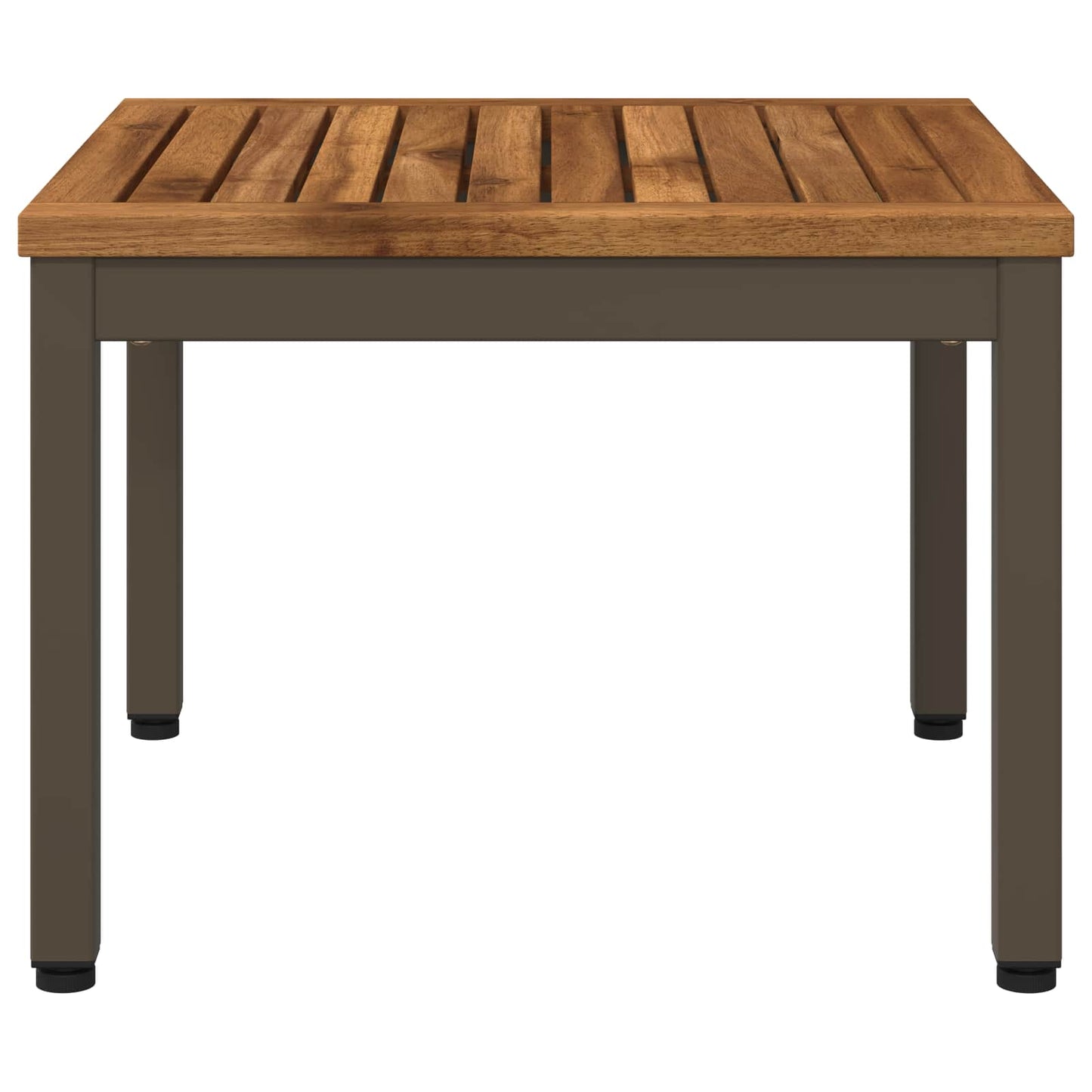 vidaXL Τραπεζάκι σαλονιού Φυσικό και Καφέ 49 x 48,5 x 36 cm