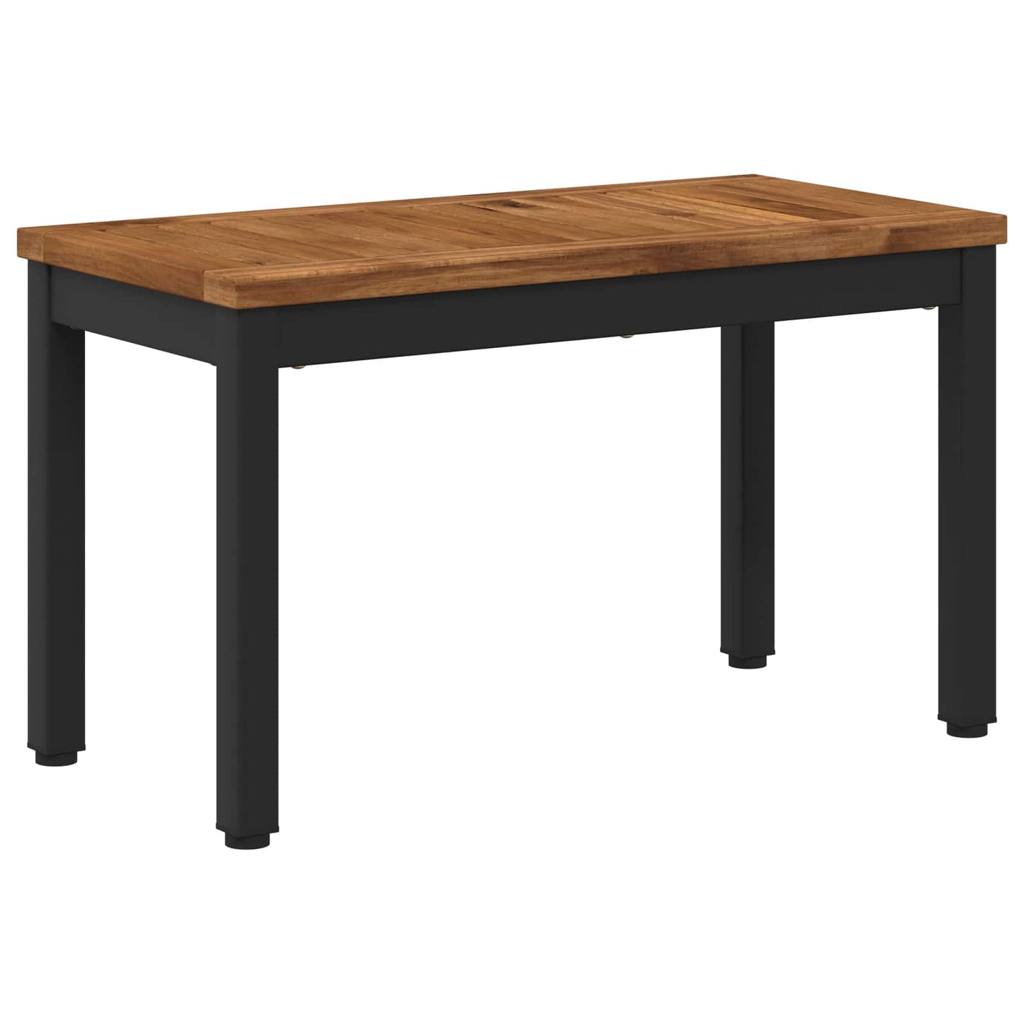 vidaXL Τραπεζάκι σαλονιού Φυσικό και Μαύρο 60,5 x 30 x 36 εκ.