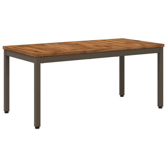 vidaXL Τραπεζάκι σαλονιού Φυσικό και Καφέ 49 x 100,5 x 45 cm
