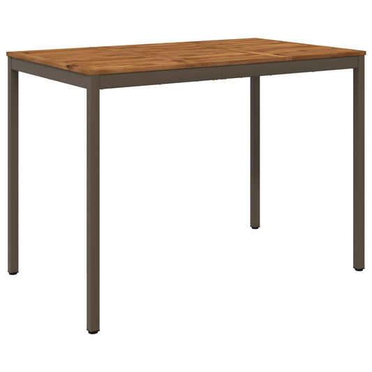 vidaXL Τραπέζι μπαρ κήπου NAARDEN Φυσικό και Καφέ 147 x 88,5 x 105 εκ