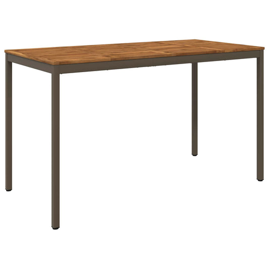 vidaXL Τραπέζι μπαρ κήπου NAARDEN Φυσικό και Καφέ 180 x 88,5 x 105 εκ