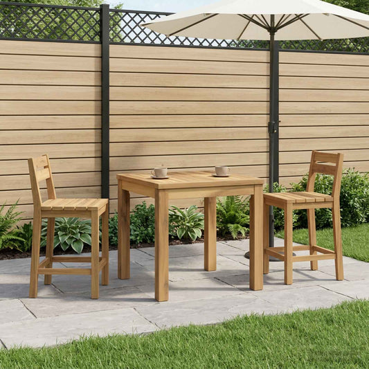 vidaXL Τραπεζάκι σαλονιού Λευκό 49 x 48,5 x 36 cm Στερεό Ξύλο Ακακίας