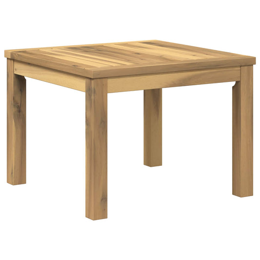 vidaXL Τραπεζάκι σαλονιού Λευκό 49 x 48,5 x 36 cm Στερεό Ξύλο Ακακίας