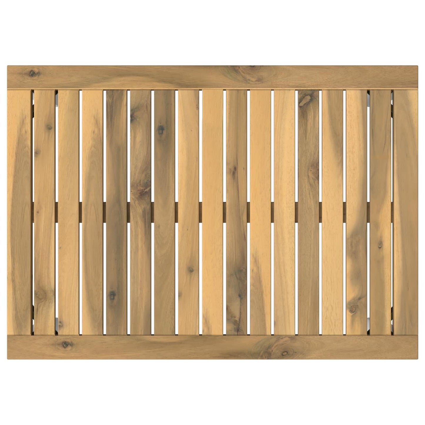 vidaXL Τραπεζάκι σαλονιού Λευκό 49 x 68,5 x 36 cm Στερεό Ξύλο Ακακίας