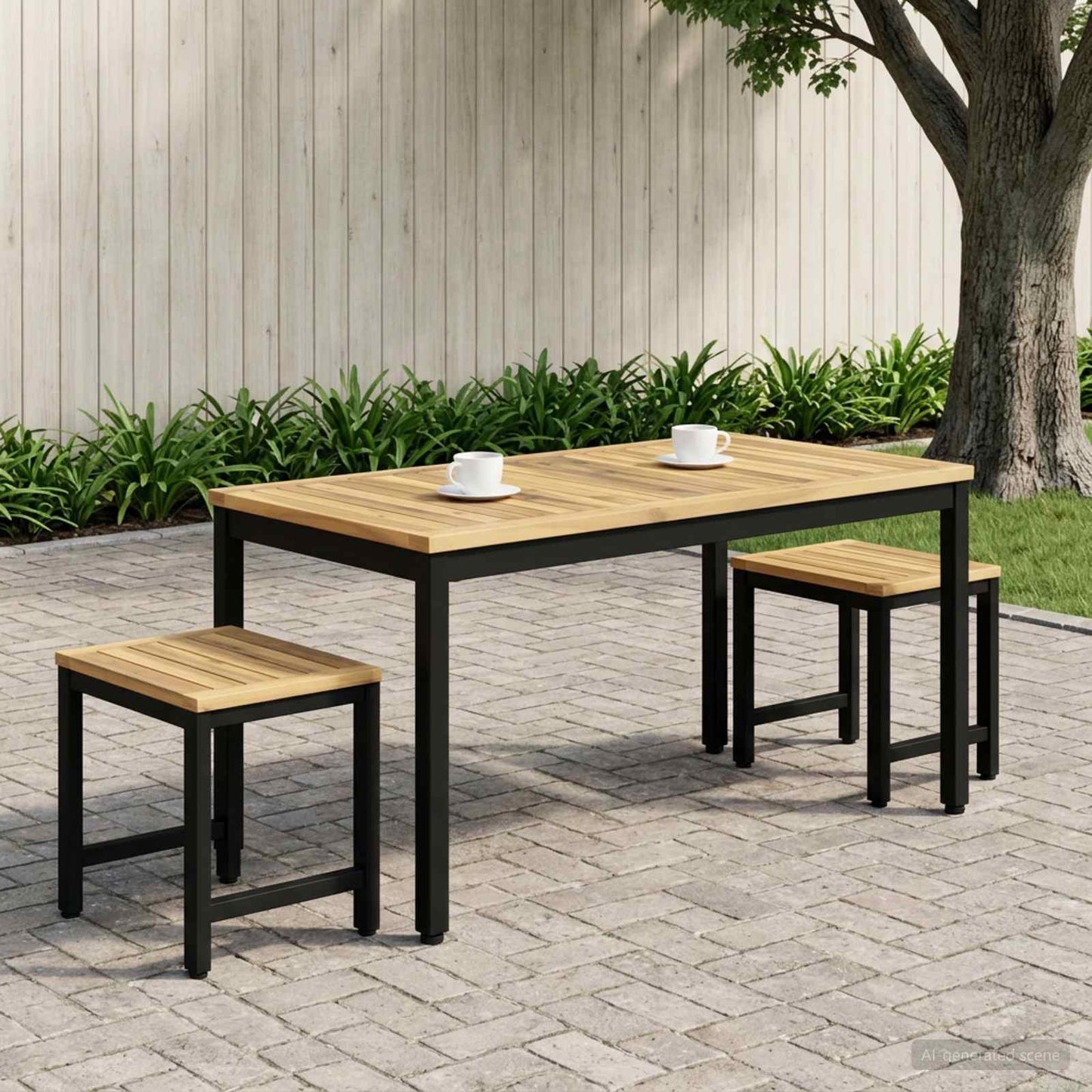 vidaXL Τραπεζάκι σαλονιού Λευκό και Μαύρο 49 x 100,5 x 45 cm