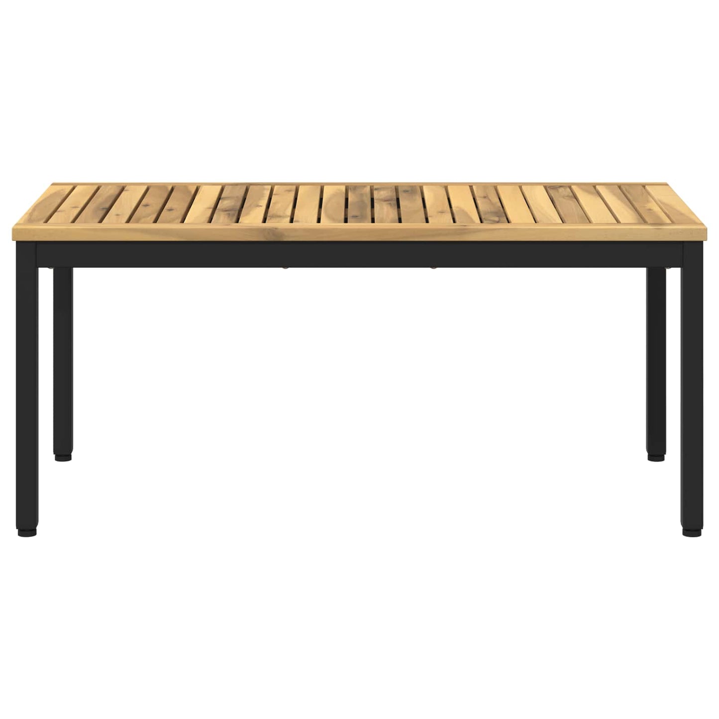 vidaXL Τραπεζάκι σαλονιού Λευκό και Μαύρο 49 x 100,5 x 45 cm