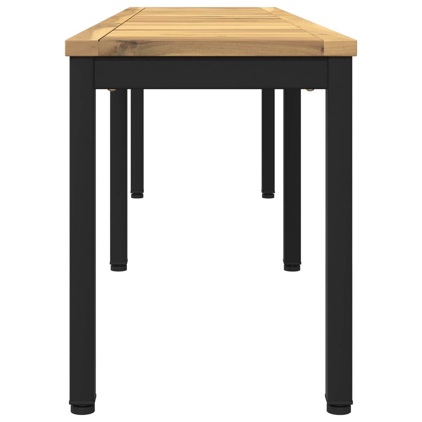 vidaXL Παγκάκι κήπου 161 x 35 x 45 εκ Στερεό Ξύλο Ακακίας Ορθογώνιος