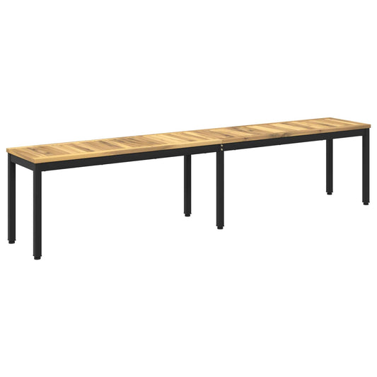 vidaXL Παγκάκι κήπου 201 x 35 x 45 εκ. Στερεό Ξύλο Ακακίας Ορθογώνιος