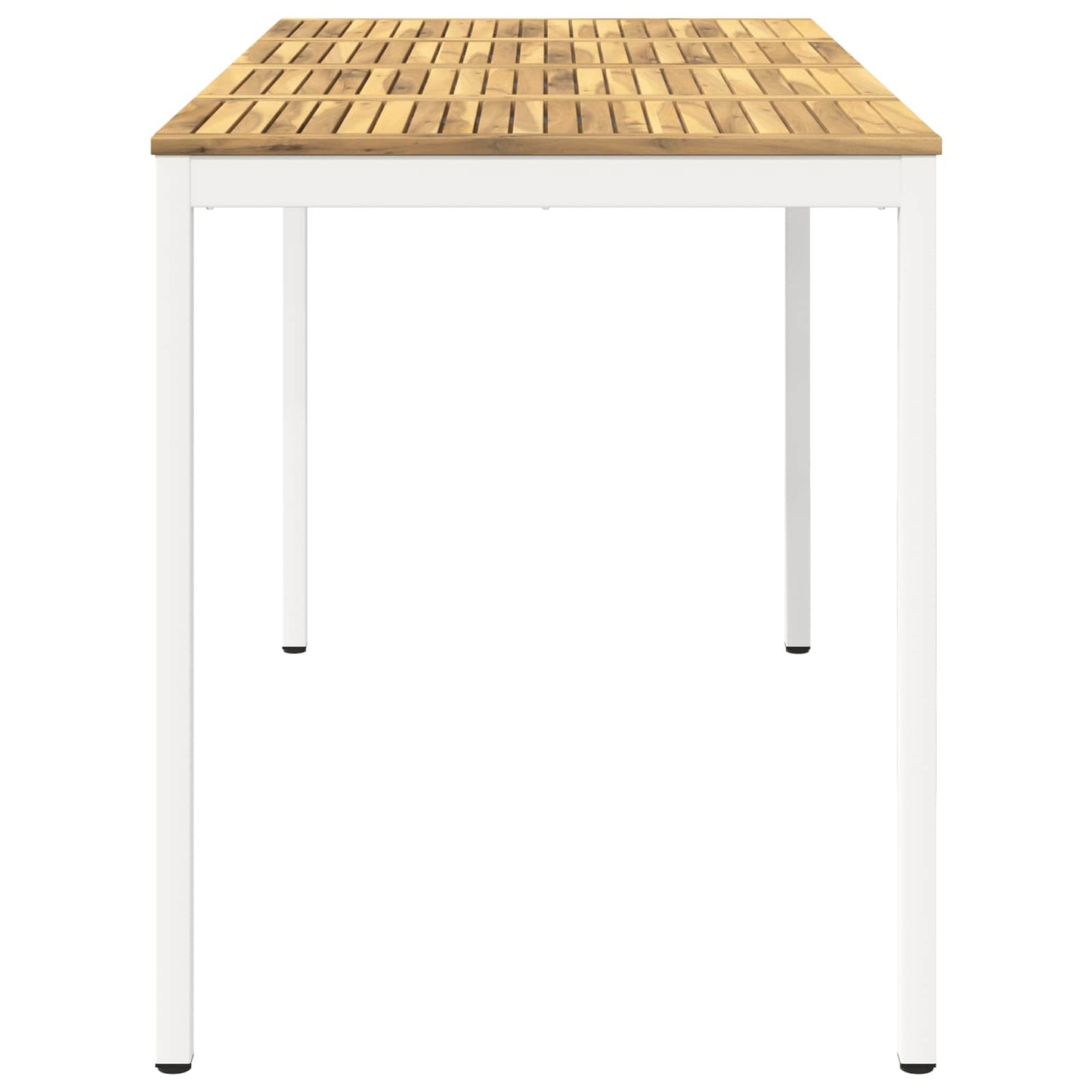 vidaXL Τραπέζι μπαρ κήπου NAARDEN Λευκό 180 x 88,5 x 105 εκ