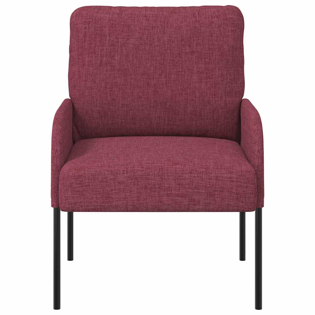 vidaXL Καναπέδες με μαξιλάρι 55cm Κόκκινο Κόντρα πλακέ