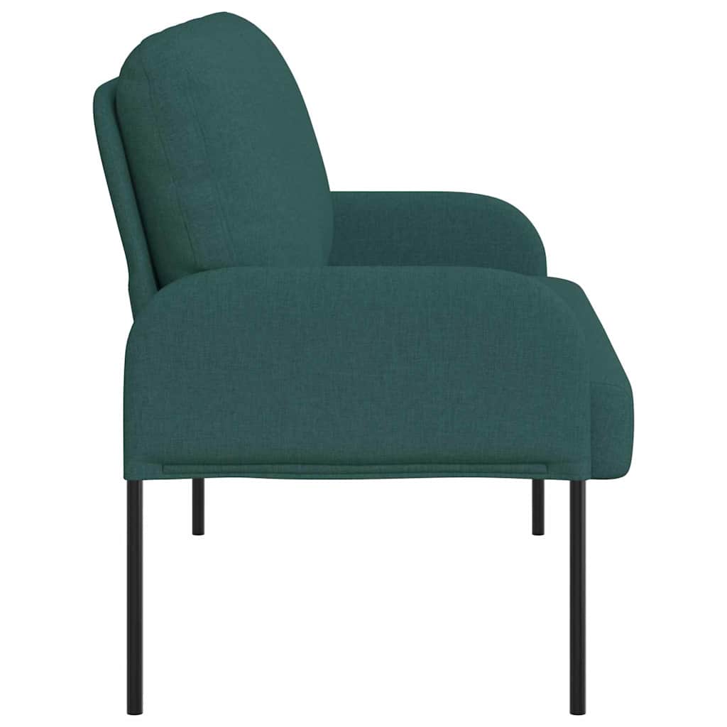 vidaXL Καναπέδες με μαξιλάρι 110cm Σκούρο Πράσινο Κόντρα πλακέ