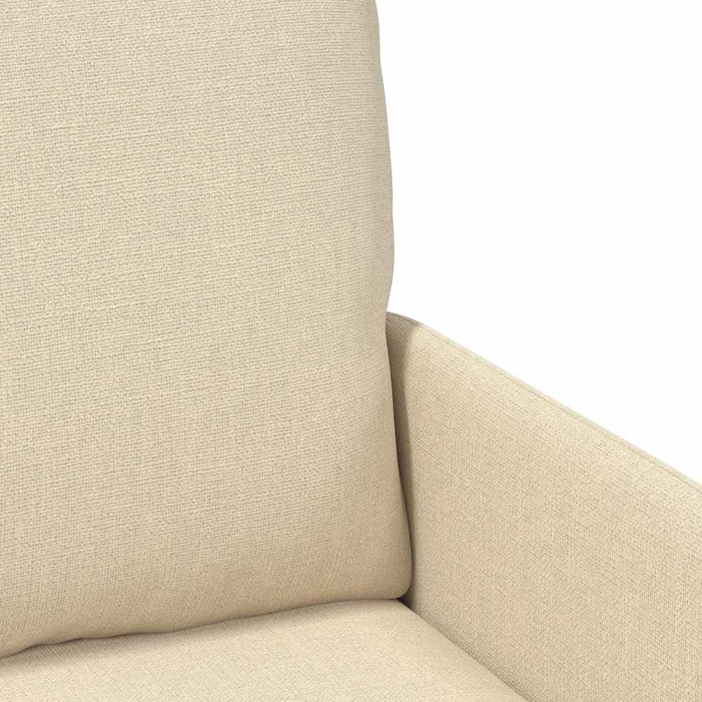 vidaXL Καναπέδες με μαξιλάρι 110cm Κρεμ Κόντρα πλακέ
