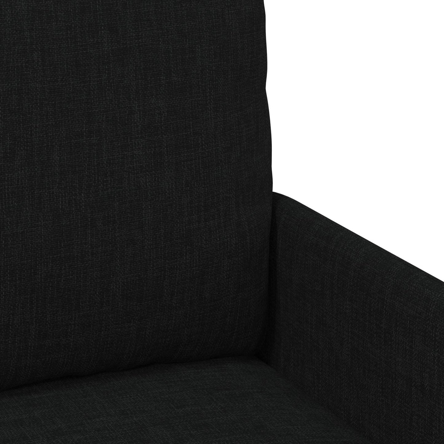 vidaXL Σετ Καναπέ 3 pcs Μαύρο 115 x 56 x 80 εκ Κόντρα πλακέ