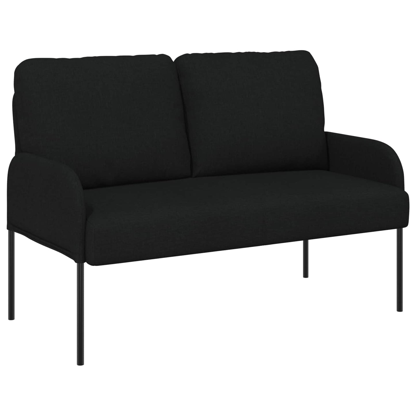 vidaXL Σετ Καναπέ 3 pcs Μαύρο 115 x 56 x 80 εκ Κόντρα πλακέ