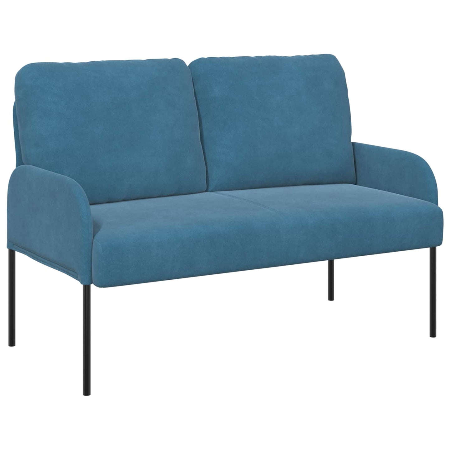 vidaXL Σετ Καναπέ με μαξιλάρι 3 pcs Μπλε 115 x 56 x 80 εκ Κόντρα πλακέ