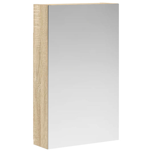 vidaXL Καθρέφτης Ντουλάπα Μπάνιου Δρύς Sonoma 30 x 10,5 x 50 εκ