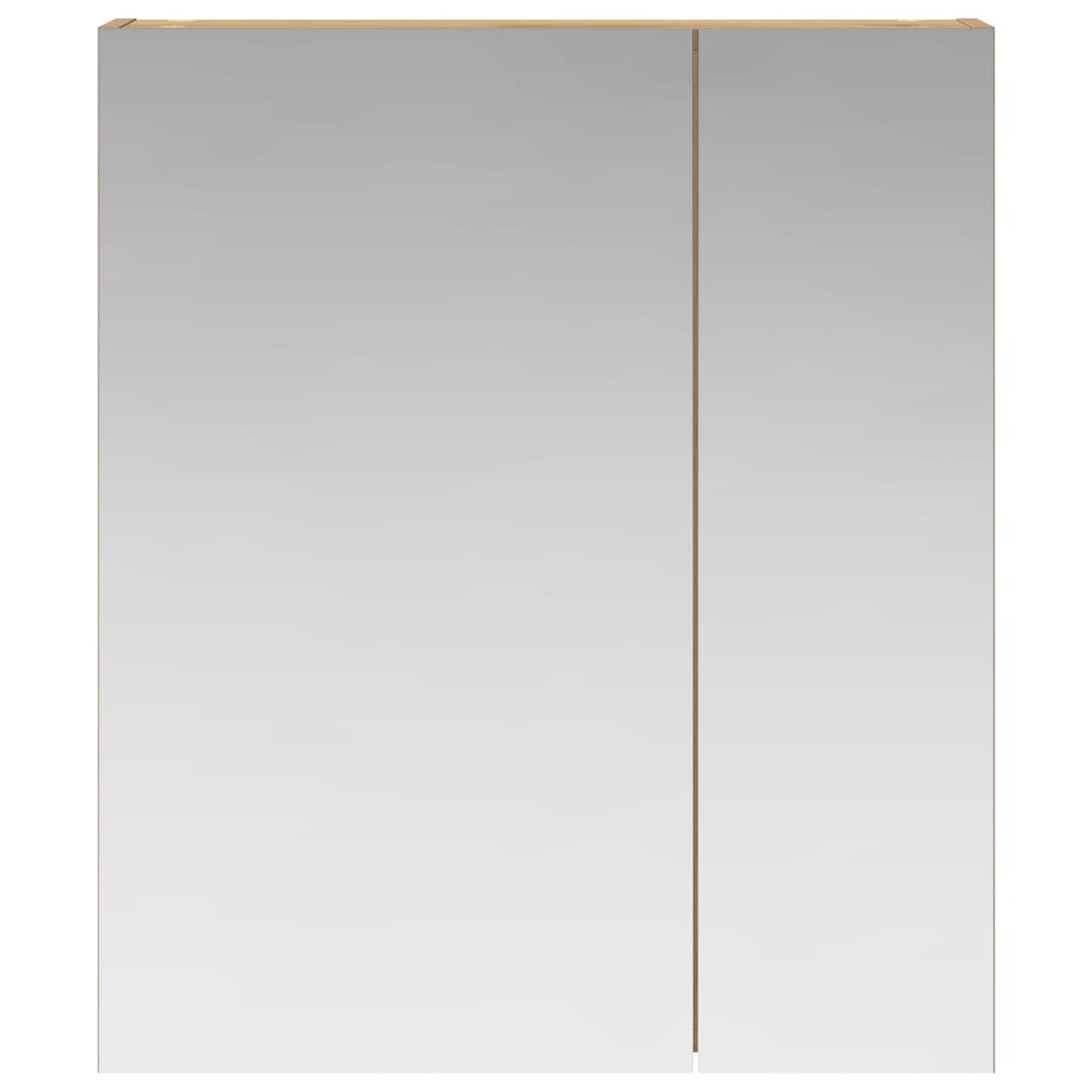 vidaXL Καθρέφτης Ντουλάπα Μπάνιου Artisan Δρυς 60 x 14,5 x 70 εκ.
