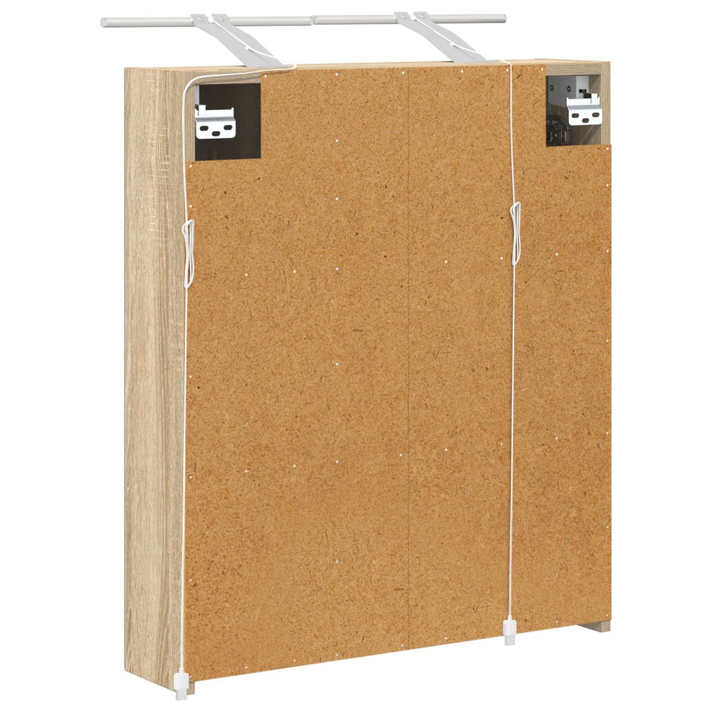 vidaXL Καθρέφτης Ντουλάπα Μπάνιου Δρύς Sonoma 60 x 14,5 x 70 εκ.