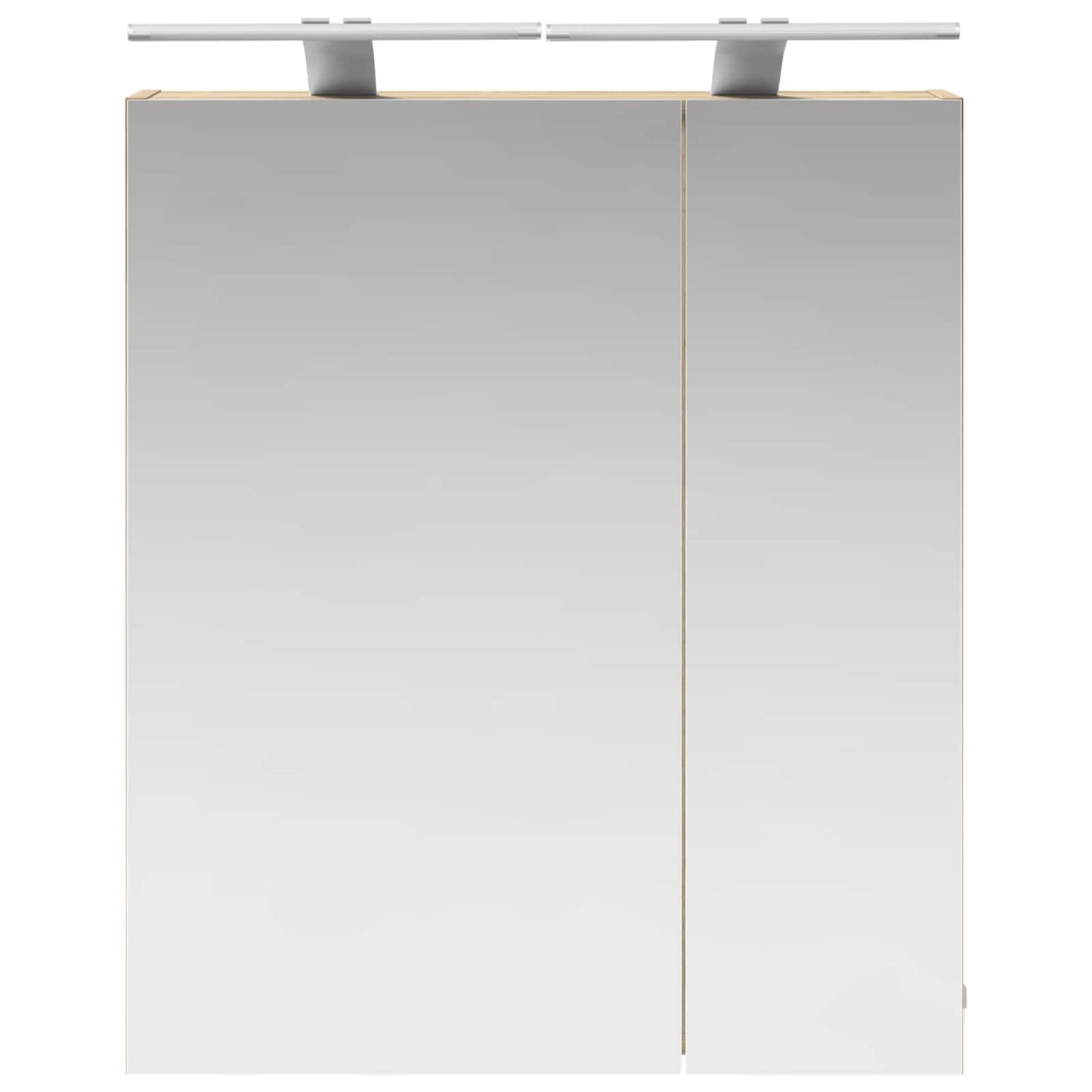 vidaXL Καθρέφτης Ντουλάπα Μπάνιου Δρύς Sonoma 60 x 14,5 x 70 εκ.