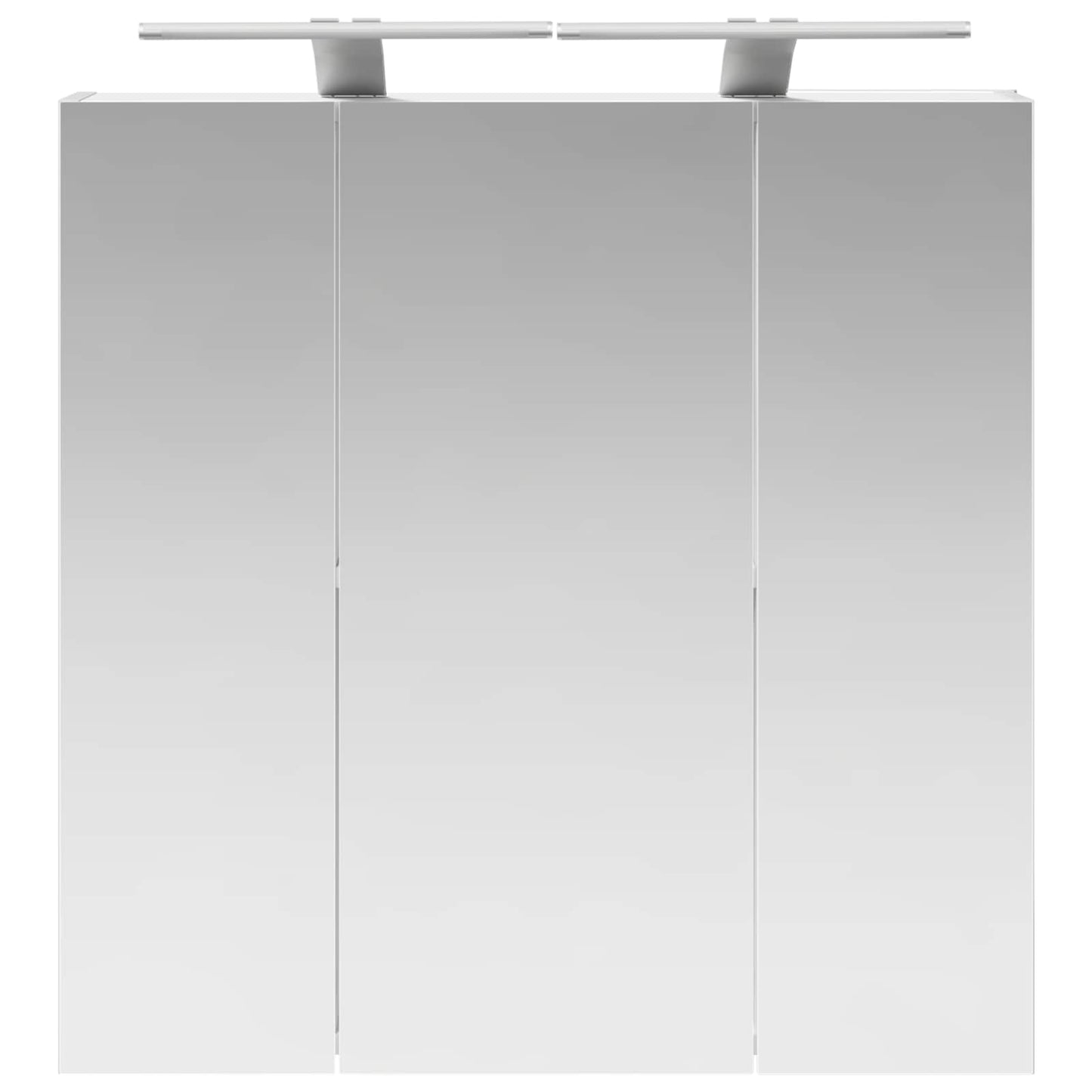 vidaXL Καθρέφτης Ντουλάπα Μπάνιου Λευκό 70 x 14,5 x 70 εκ