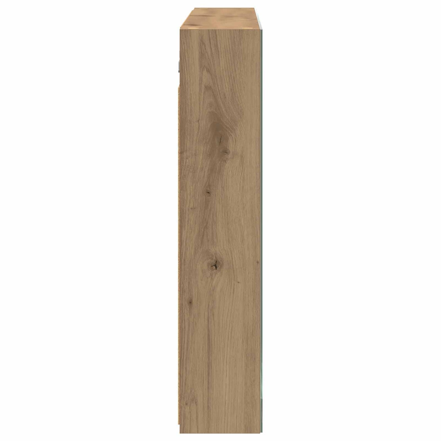 vidaXL Καθρέφτης Ντουλάπα Μπάνιου Artisan Δρυς 100 x 14,5 x 70 cm