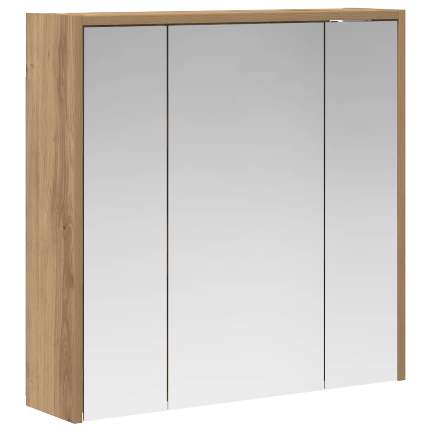 vidaXL Καθρέφτης Ντουλάπα Μπάνιου Artisan Δρυς 63,5 x 16 x 62,5 εκ.