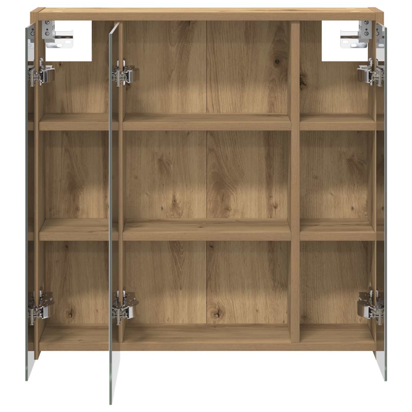 vidaXL Καθρέφτης Ντουλάπα Μπάνιου Artisan Δρυς 63,5 x 16 x 62,5 εκ.