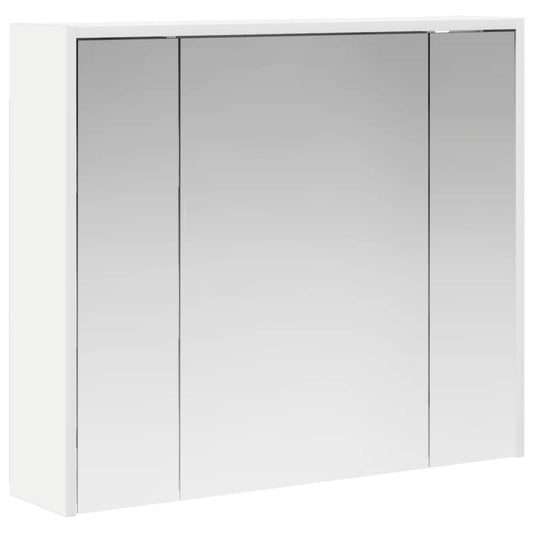 vidaXL Καθρέφτης Ντουλάπα Μπάνιου Λευκό 73,5 x 16 x 62,5 εκ.