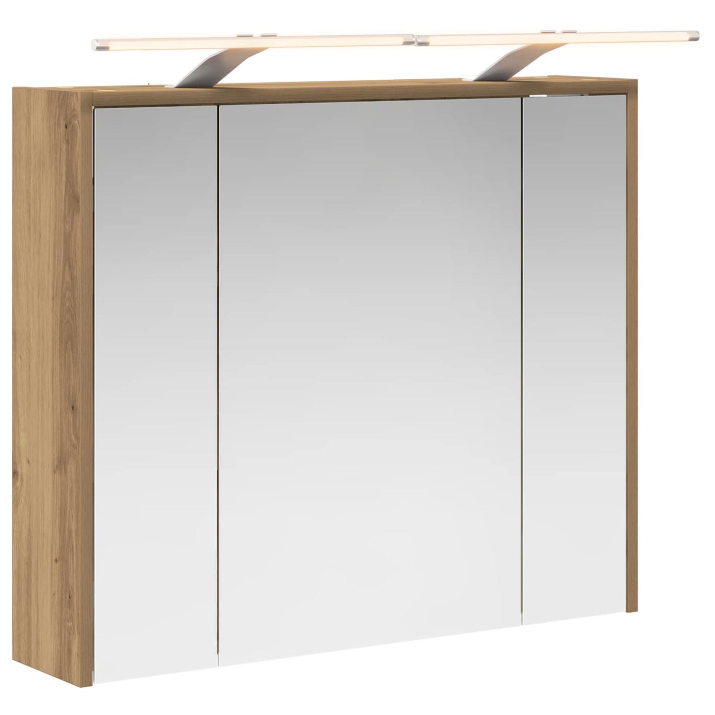 vidaXL Καθρέφτης Ντουλάπα Μπάνιου Artisan Δρυς 73,5 x 16 x 62,5 εκ.