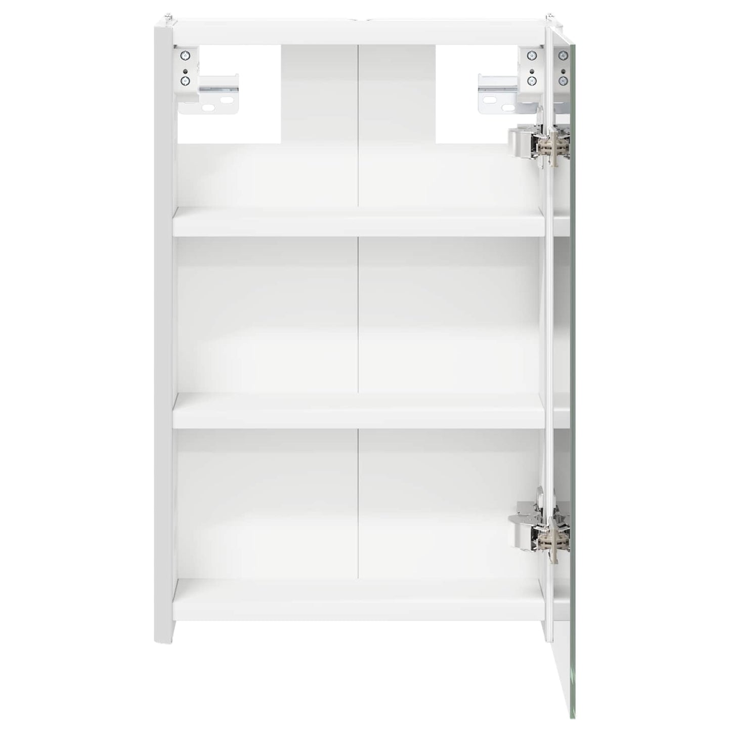 vidaXL Καθρέφτης Ντουλάπα Μπάνιου Λευκό 33 x 11,5 x 50 εκ.