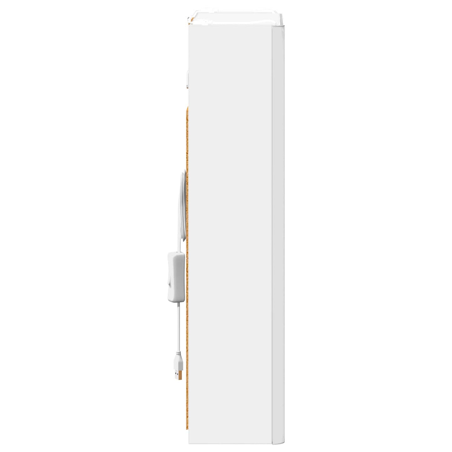 vidaXL Καθρέφτης Ντουλάπα Μπάνιου Λευκό 33 x 11,5 x 50 εκ.