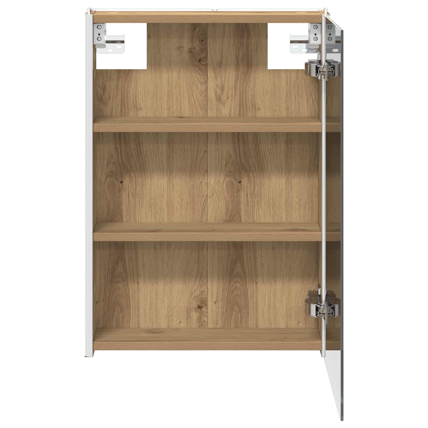vidaXL Καθρέφτης Ντουλάπα Μπάνιου Artisan Δρυς 43 x 11,5 x 60,5 εκ.