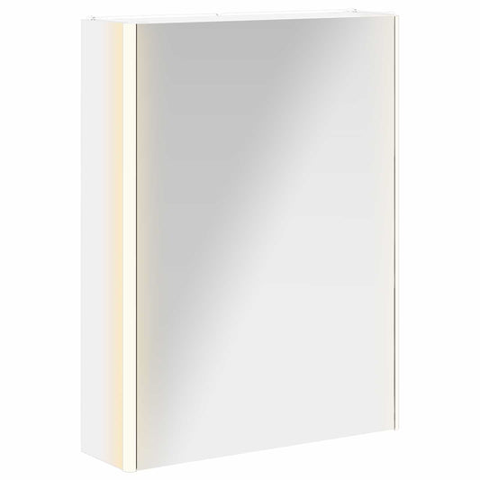 vidaXL Καθρέφτης Ντουλάπα Μπάνιου Λευκό 53,5 x 15,5 x 70 εκ.