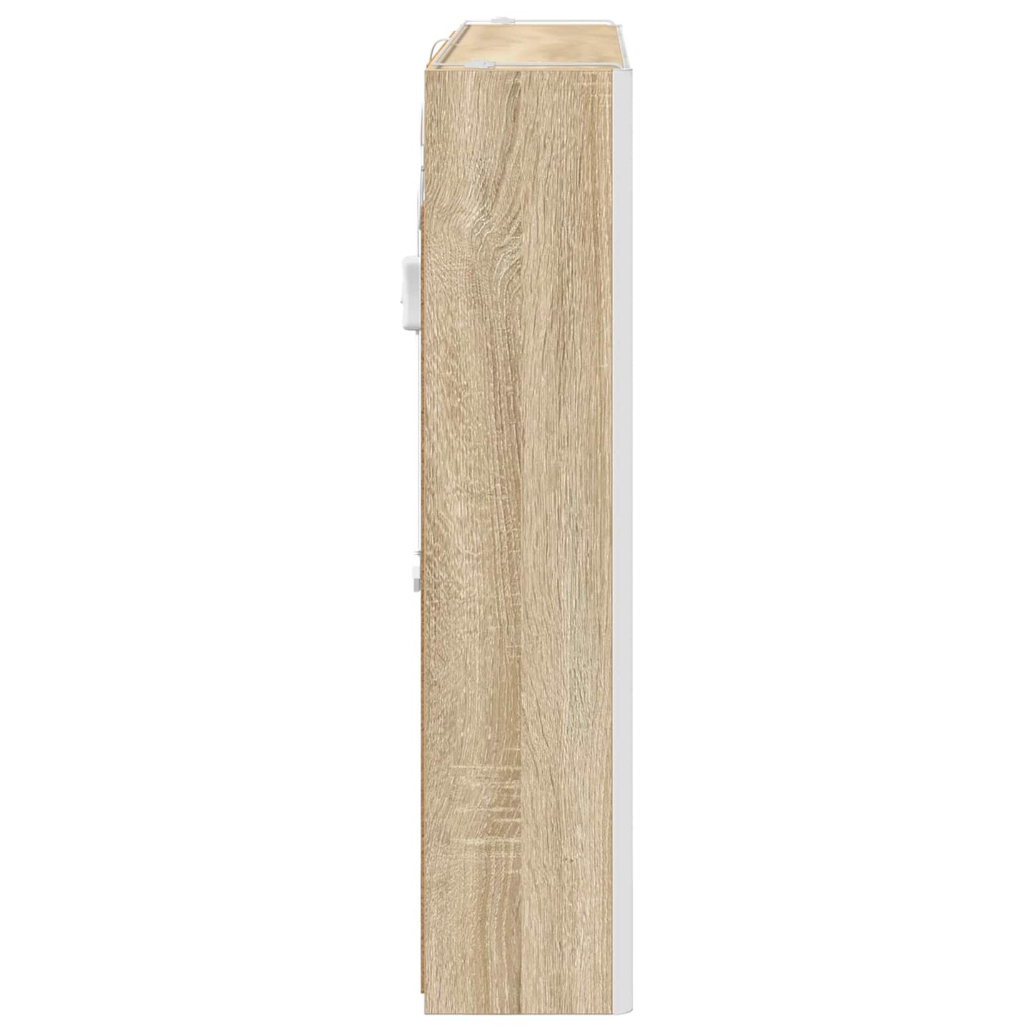 vidaXL Καθρέφτης Ντουλάπα Μπάνιου Δρύς Sonoma 83,5 x 15,5 x 70 εκ.