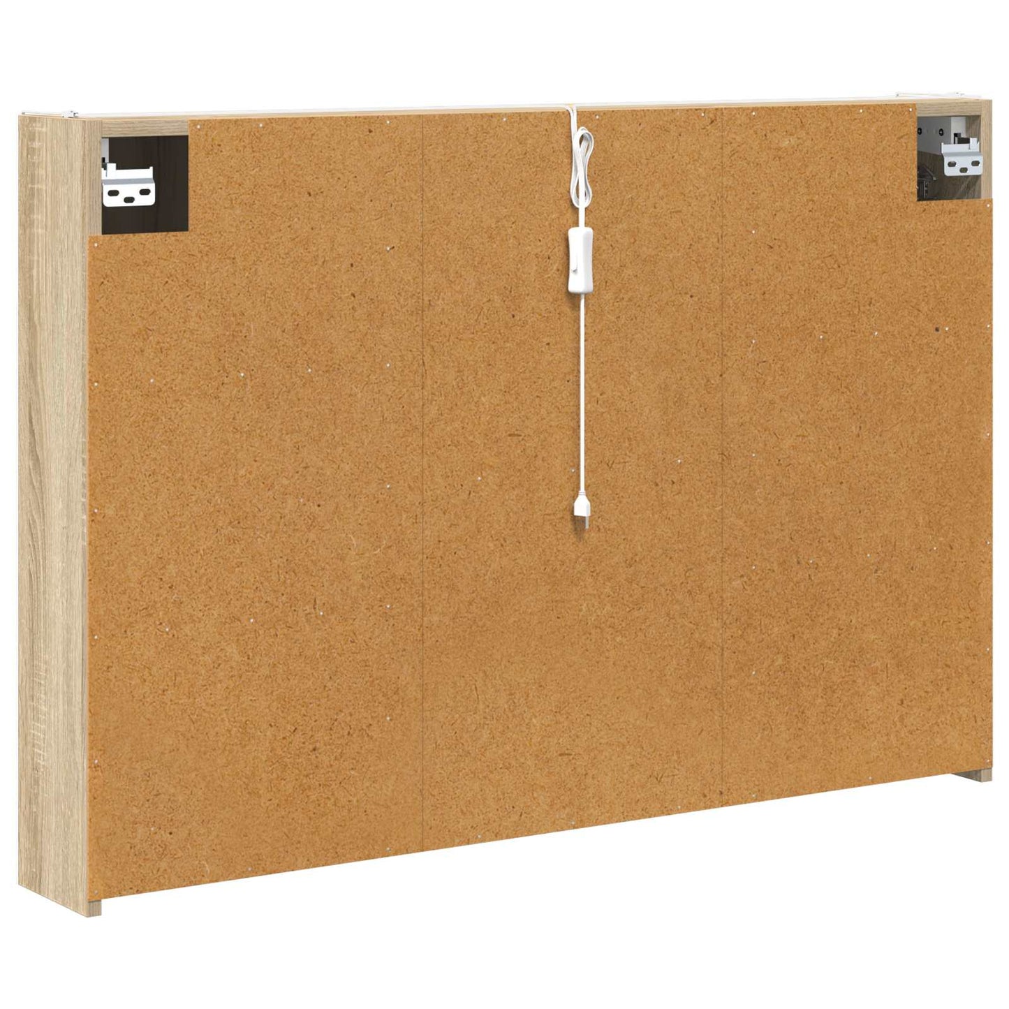 vidaXL Καθρέφτης Ντουλάπα Μπάνιου Δρύς Sonoma 103,5 x 15,5 x 70 εκ.