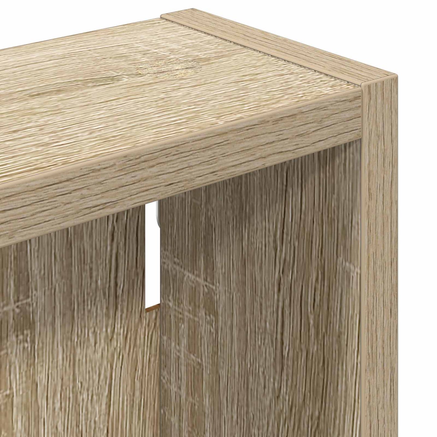 vidaXL Ντουλάπα τοίχου μπάνιου με ράφι Δρύς Sonoma 30 x 10 x 50 εκ