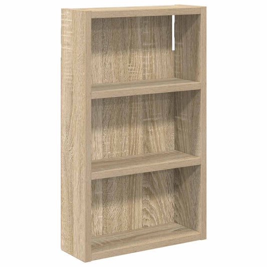 vidaXL Ντουλάπα τοίχου μπάνιου με ράφι Δρύς Sonoma 30 x 10 x 50 εκ