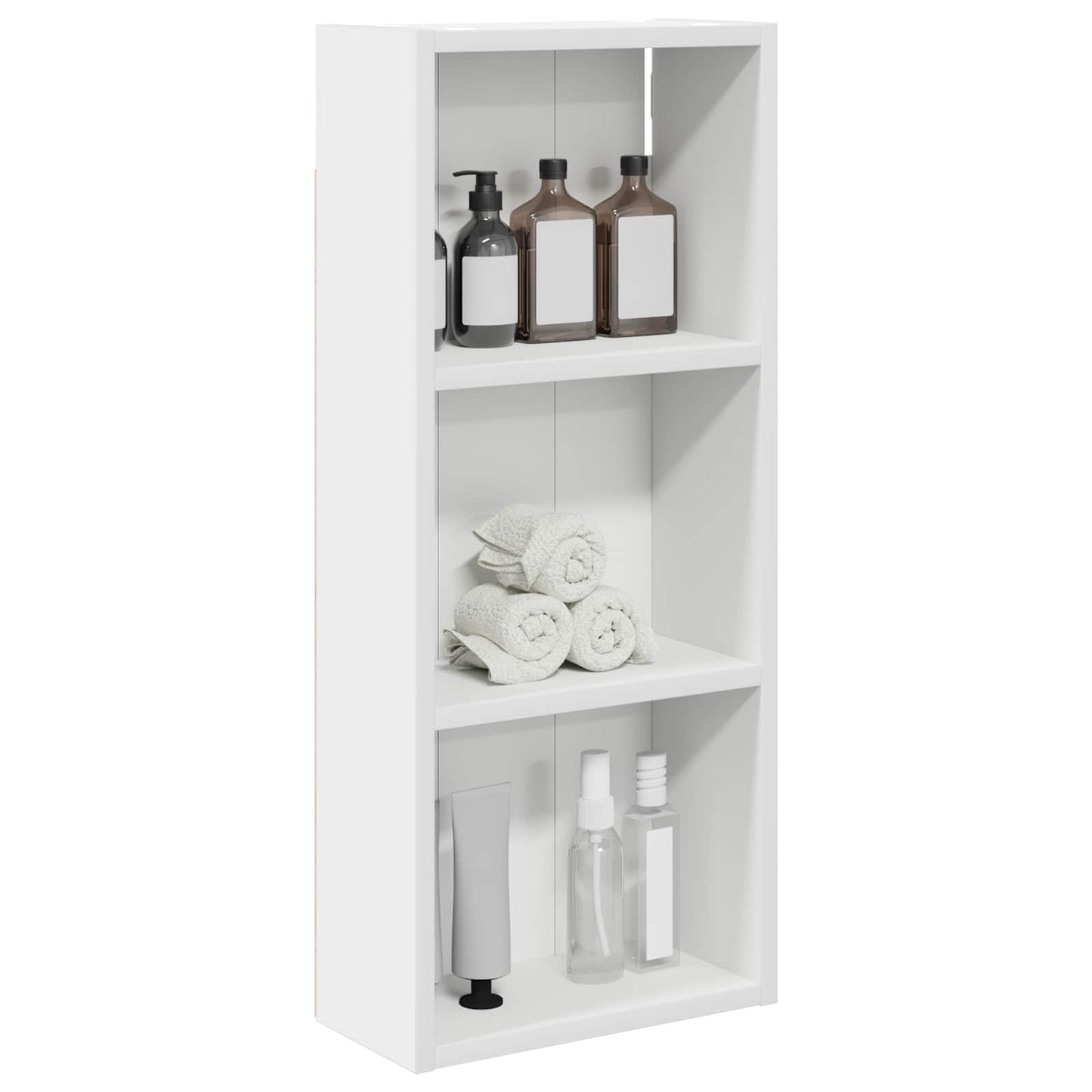 vidaXL Ντουλάπα τοίχου μπάνιου με ράφι Λευκός 30 x 14 x 70 εκ