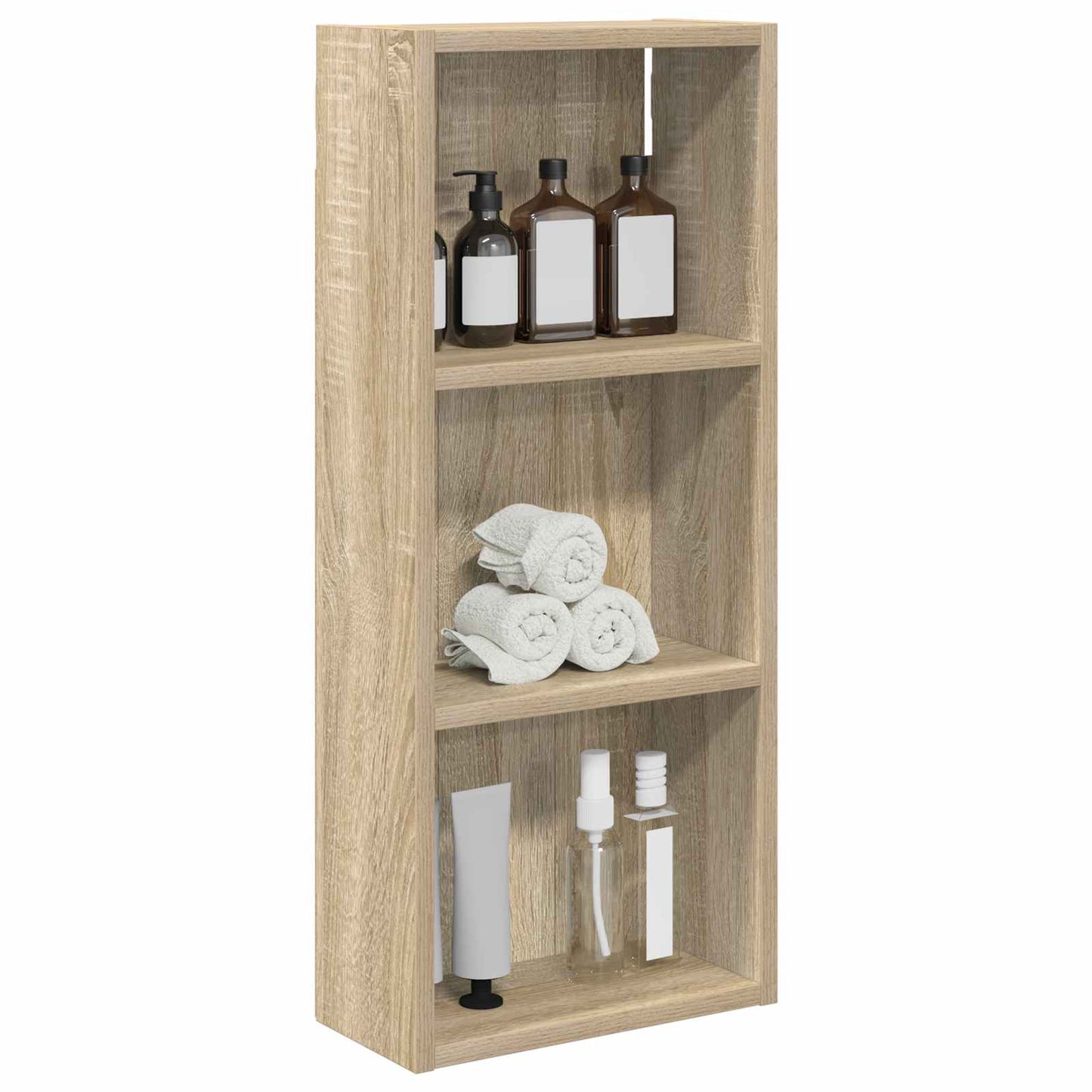 vidaXL Ντουλάπα τοίχου μπάνιου με ράφι Δρύς Sonoma 30 x 14 x 70 εκ