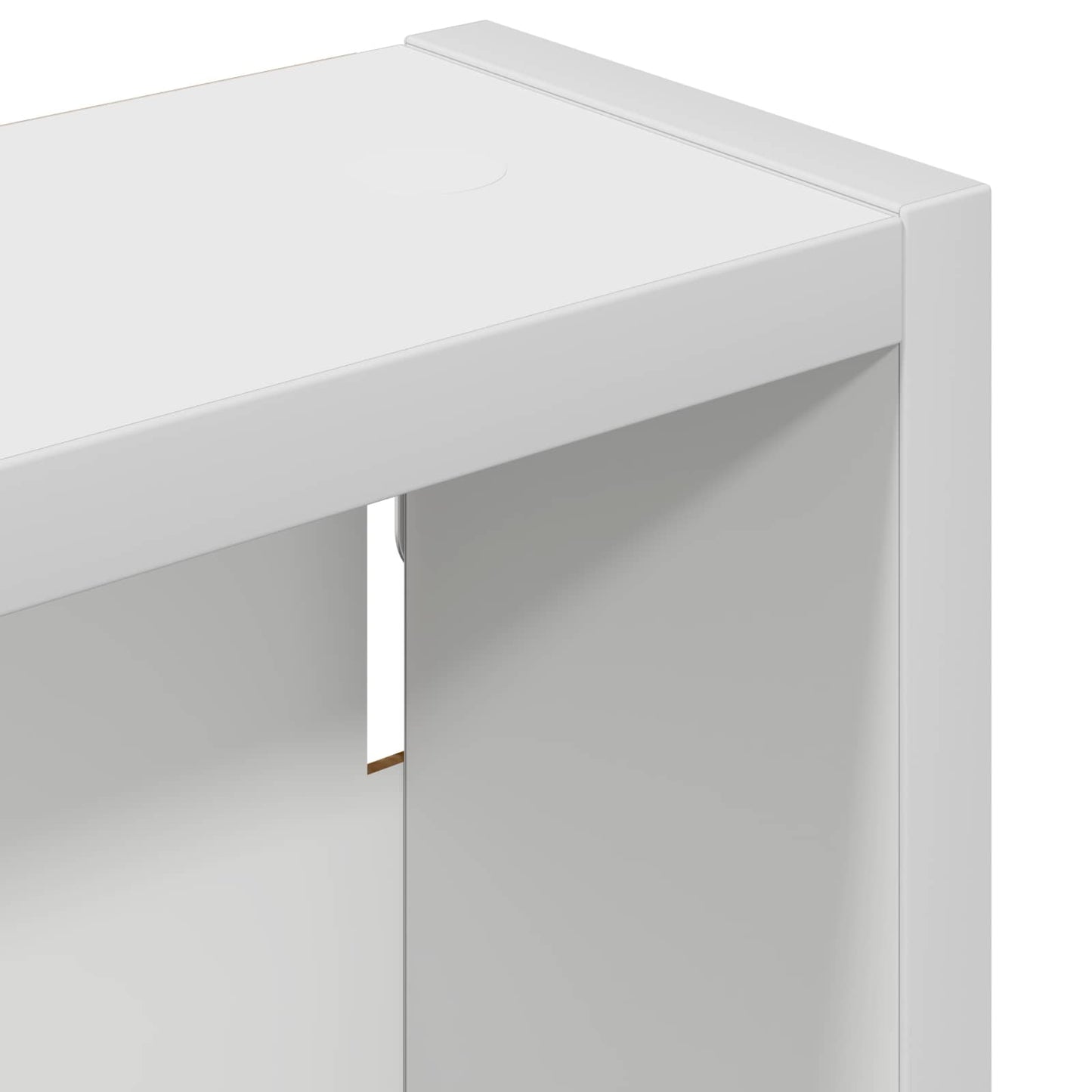 vidaXL Ντουλάπα τοίχου μπάνιου με ράφι Λευκός 40 x 10 x 50 εκ