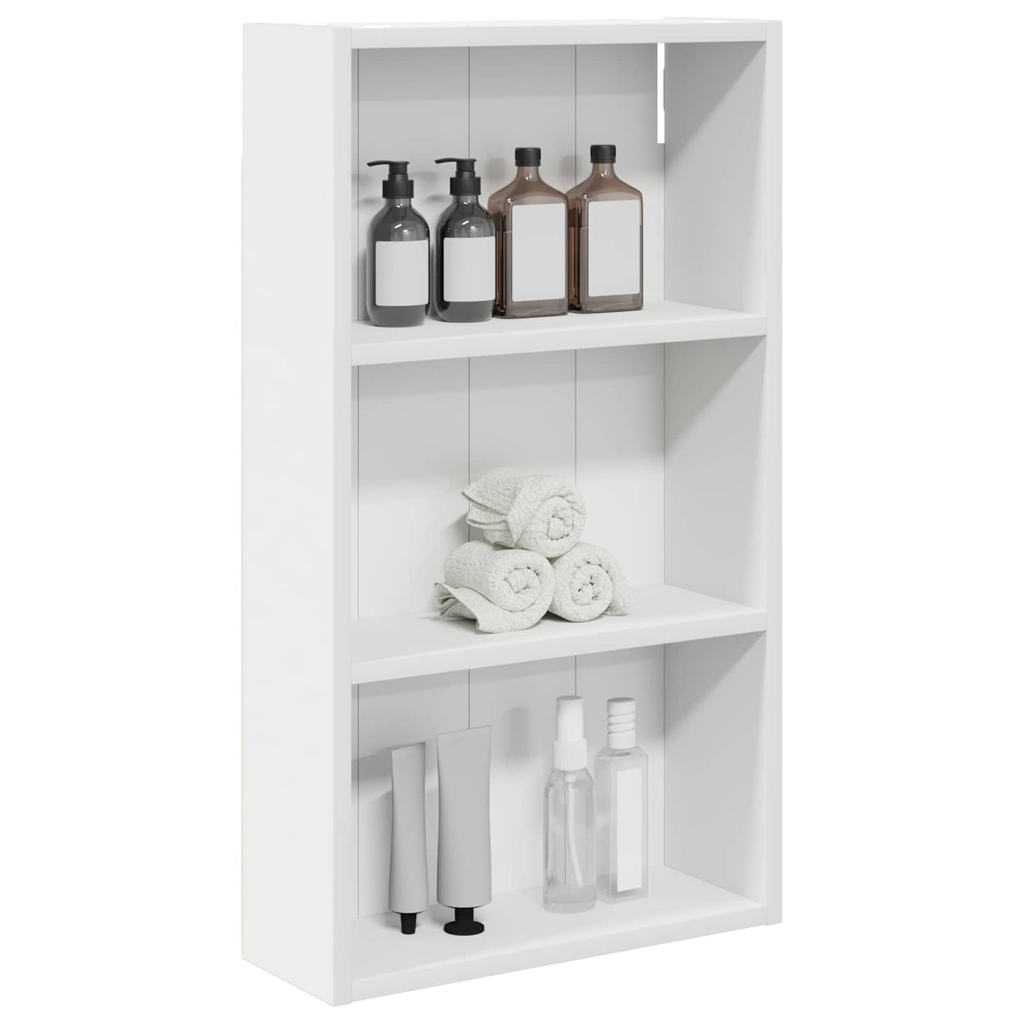 vidaXL Ντουλάπα τοίχου μπάνιου με ράφι Λευκός 40 x 14 x 70 εκ