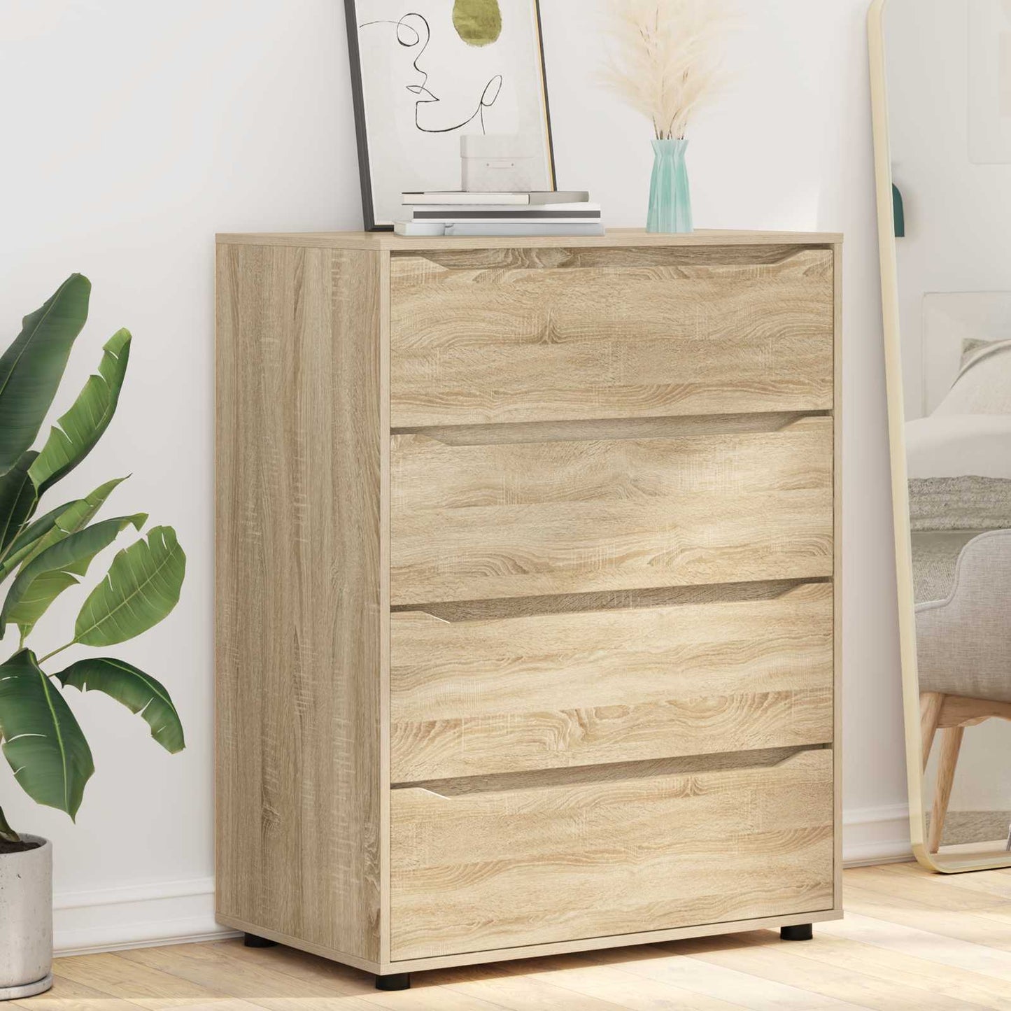 vidaXL Ντουλάπες Αποθήκευσης 80 x 48 x 105 εκ Επεξεργασμένο Ξύλο