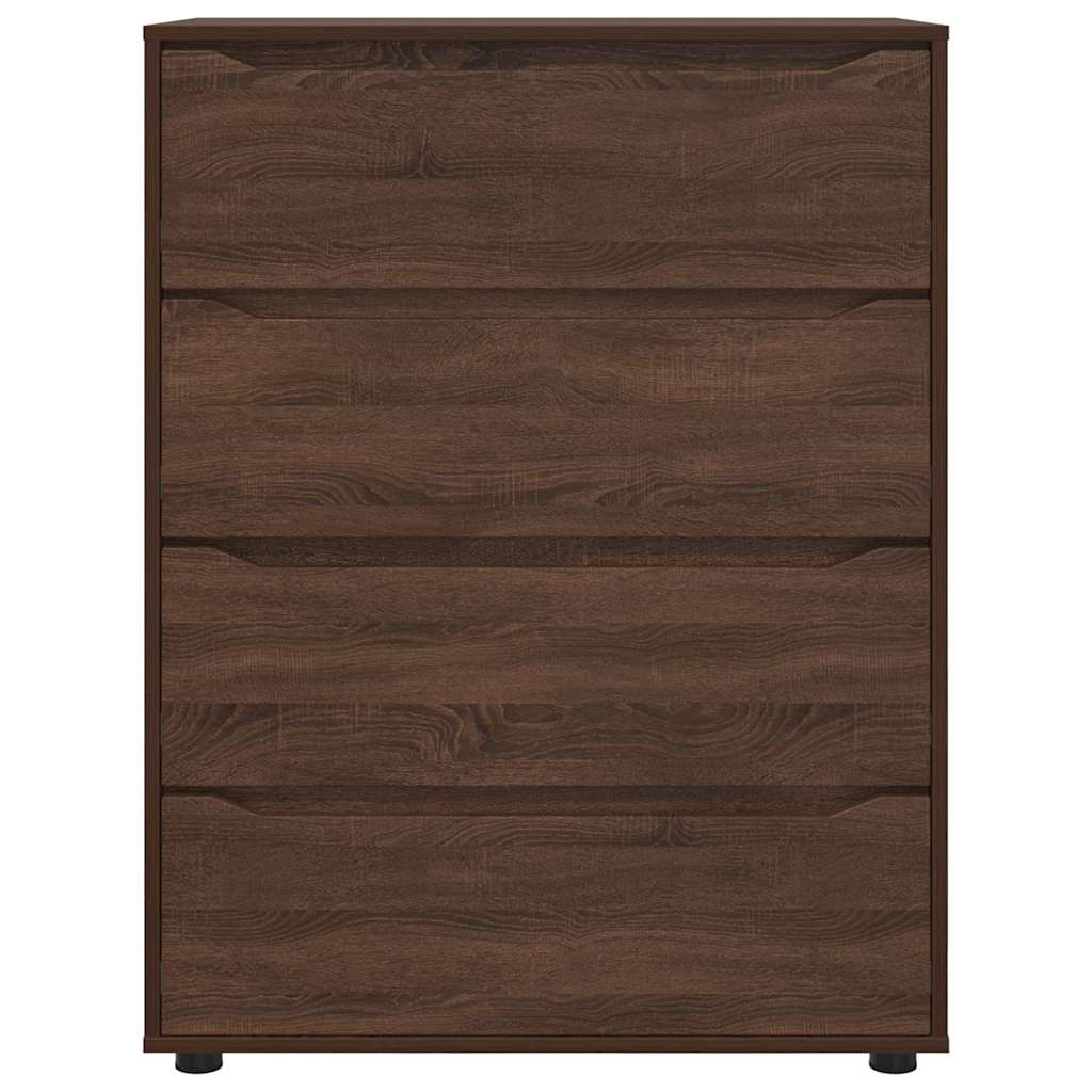 vidaXL Ντουλάπες Αποθήκευσης 2 pcs Καφέ δρυς 80 x 48 x 105 εκ